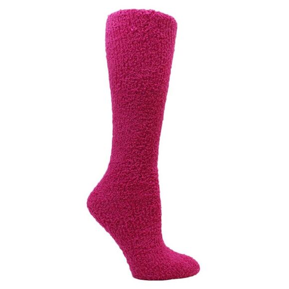 Solid Color Assorted 6-Pack Knee High Fuzzy Socks - Picture 6 of 6